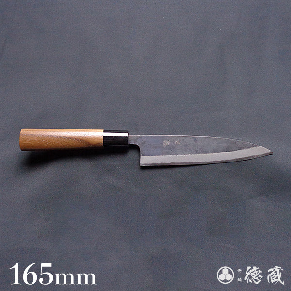 青二　黒打仕上　捌き包丁　胡桃柄