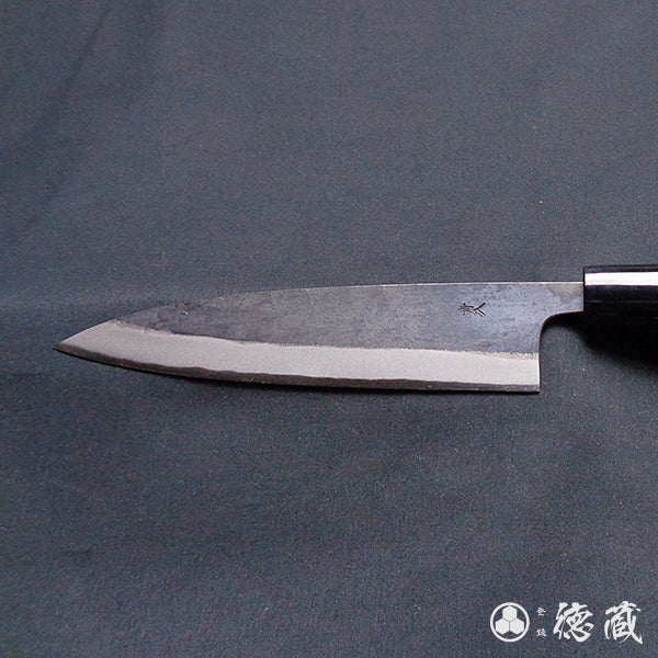 青二　黒打仕上　捌き包丁　胡桃柄