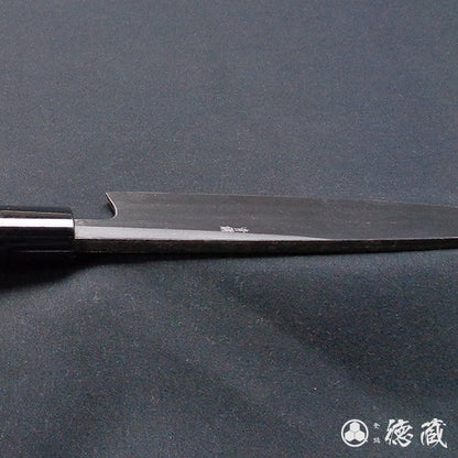 青二 黑面锻造加工 舟行刀 胡桃木手柄