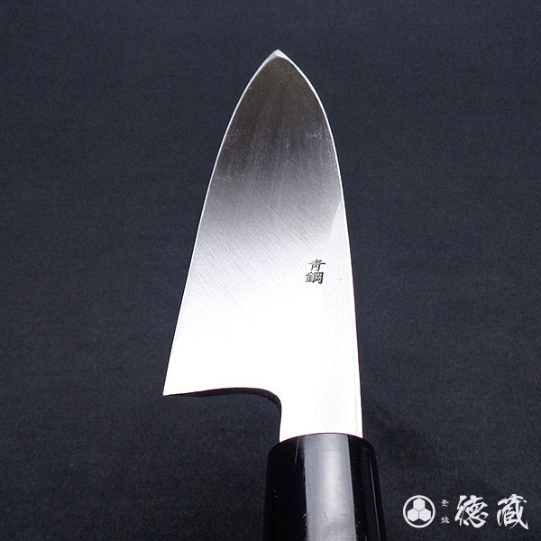 青二 黑面锻造加工 舟行刀 胡桃木手柄