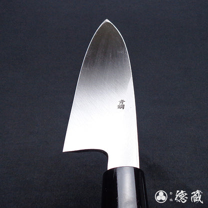 青二 黑面锻造加工 舟行刀 胡桃木手柄