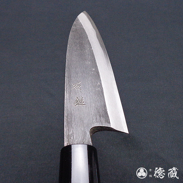 青二 黑面锻造加工 舟行刀 胡桃木手柄