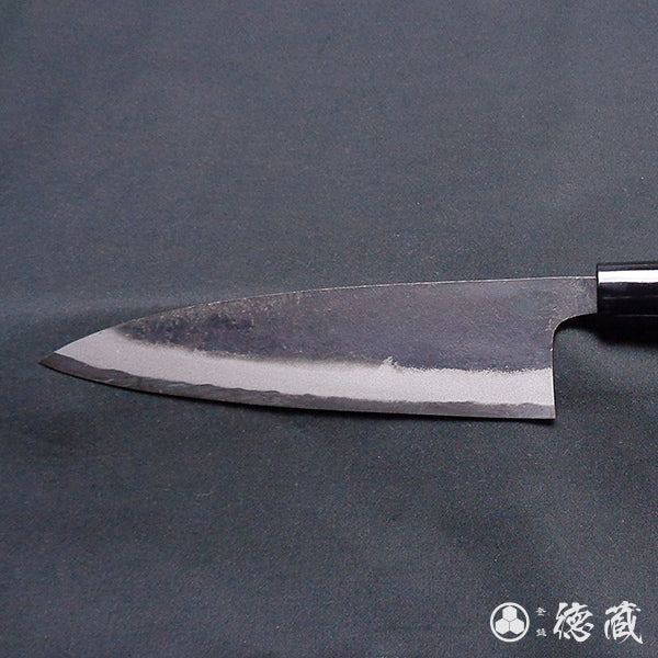 白一　黒打仕上　舟行包丁　朴柄