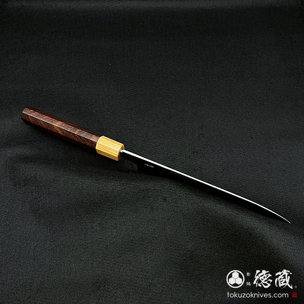 銀三　牛刀包丁　紫檀八角