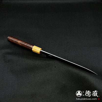 銀三　牛刀包丁　紫檀八角