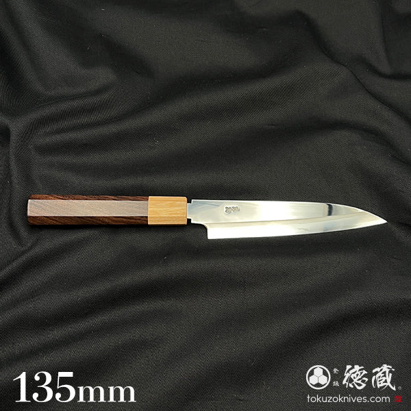 Stainless Silver Steel No. 3 Petty / Paring Knife Rosewood Octagonal Handle