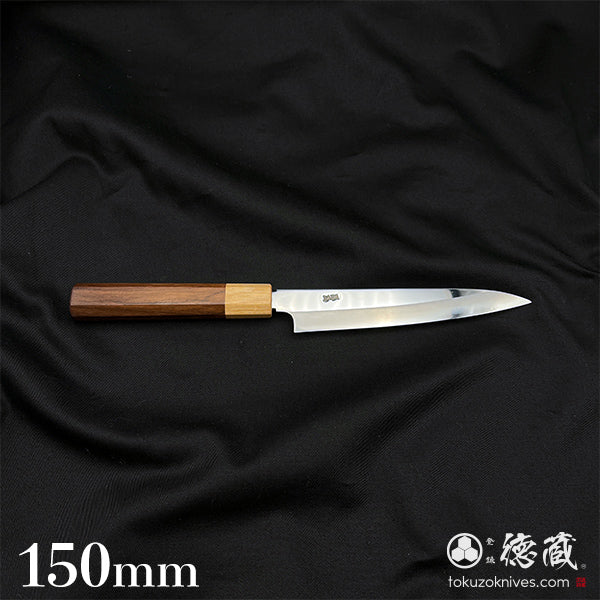 Stainless Silver Steel No. 3 Petty / Paring Knife Rosewood Octagonal Handle