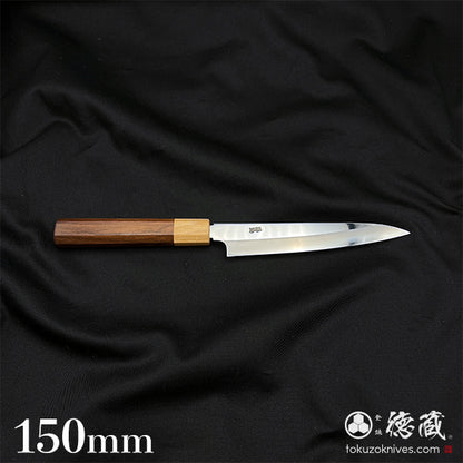 Stainless Silver Steel No. 3 Petty / Paring Knife Rosewood Octagonal Handle