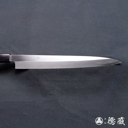 青二　磨き仕上　柳刃包丁　胡桃八角柄