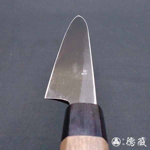 青二　磨き仕上　柳刃包丁　胡桃八角柄