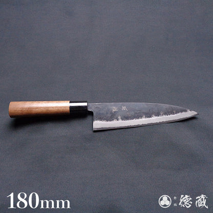 青二　黒打仕上　舟行包丁　胡桃柄