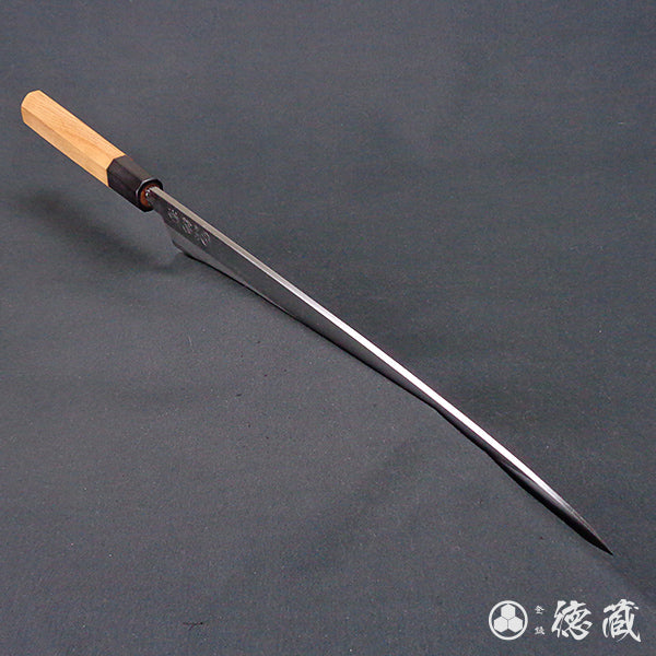 上白鋼　柳刃包丁　イチイ八角柄
