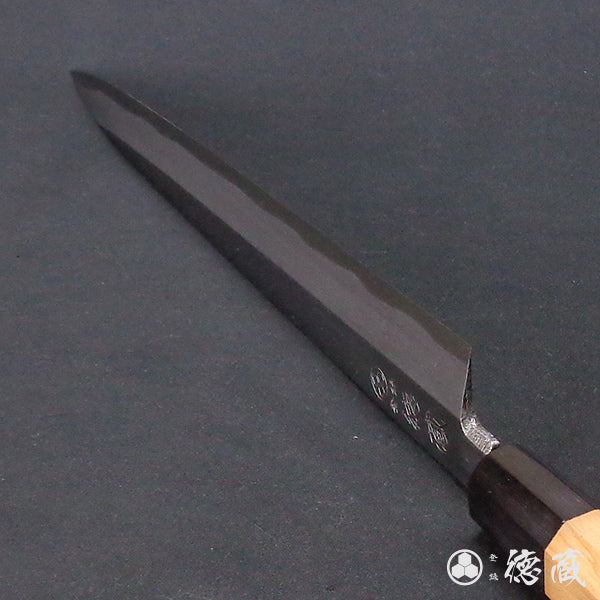 上白鋼　柳刃包丁　イチイ八角柄