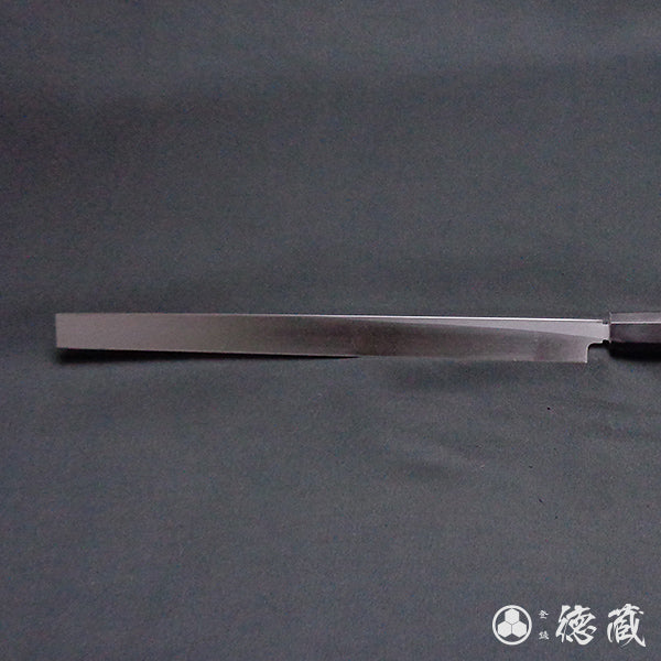 上白鋼　タコ引き包丁　イチイ八角柄