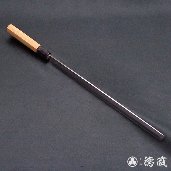 上白鋼　タコ引き包丁　イチイ八角柄