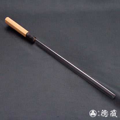 上白鋼　タコ引き包丁　イチイ八角柄