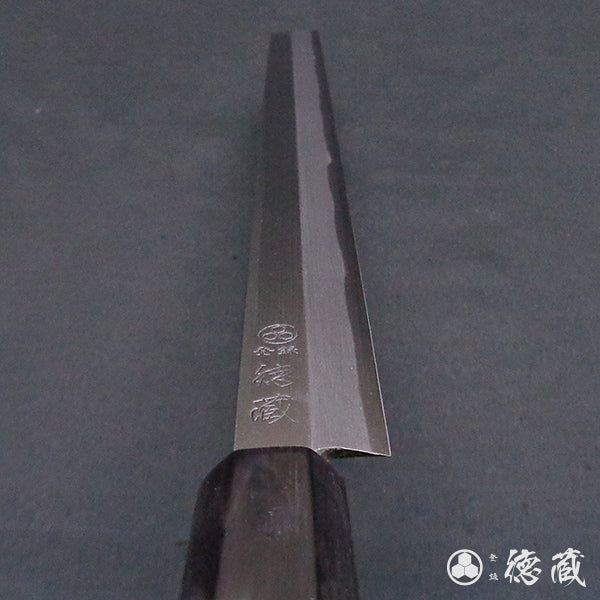 上白鋼　タコ引き包丁　イチイ八角柄