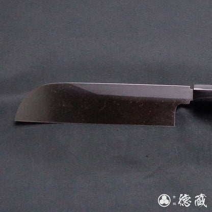 上白鋼　鎌形薄刃包丁　イチイ八角柄