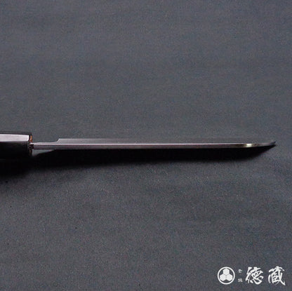 上白鋼　鎌形薄刃包丁　イチイ八角柄