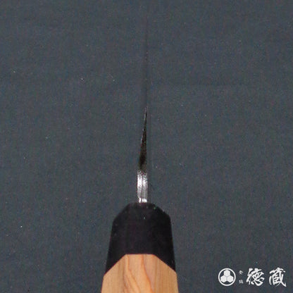 上白鋼　鎌形薄刃包丁　イチイ八角柄