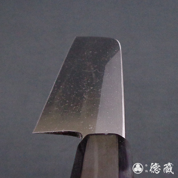 上白鋼　鎌形薄刃包丁　イチイ八角柄