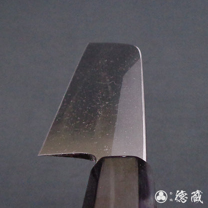上白鋼　鎌形薄刃包丁　イチイ八角柄