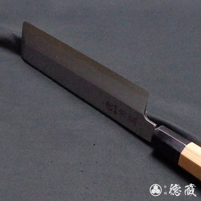 上白鋼　薄刃包丁　イチイ八角柄