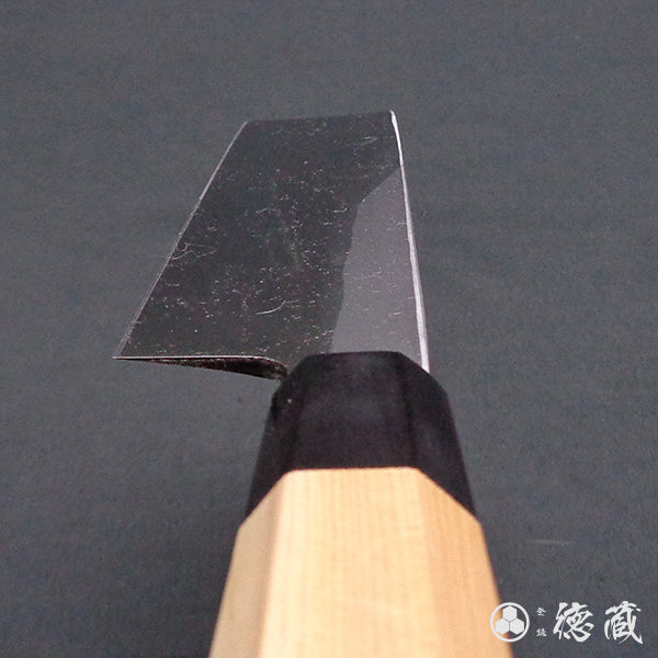 上白鋼　薄刃包丁　イチイ八角柄