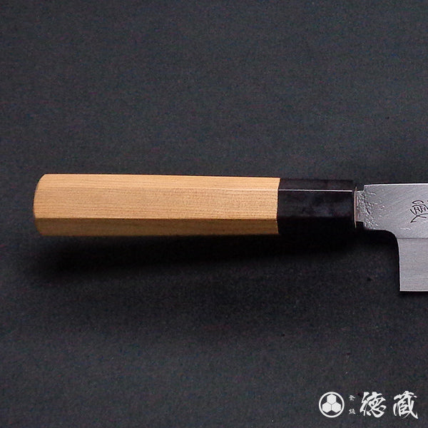 上白鋼　薄刃包丁　イチイ八角柄
