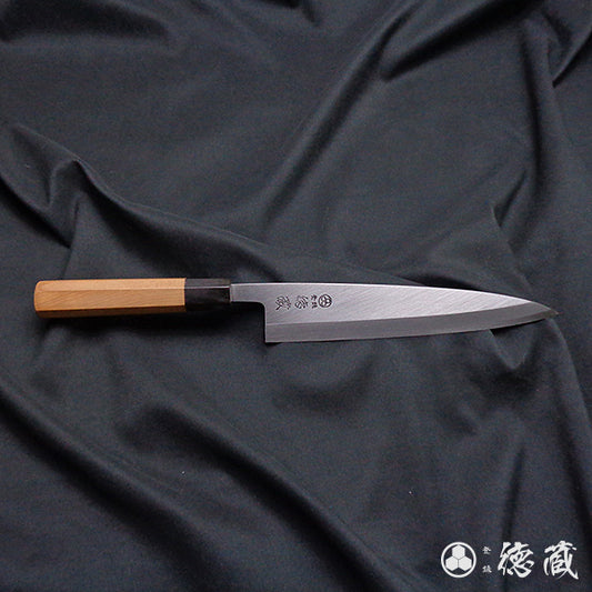 上白鋼　身卸包丁　イチイ八角柄