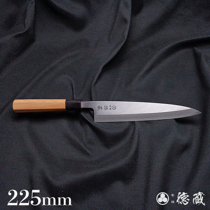 上白鋼　身卸包丁　イチイ八角柄