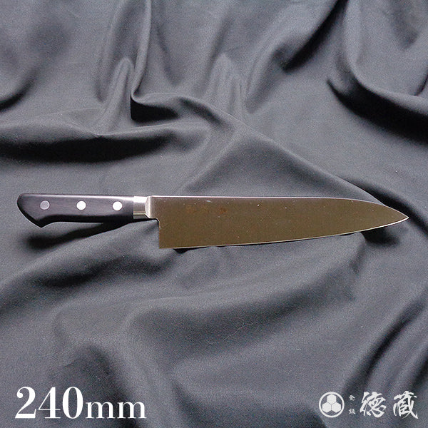 AUS8　牛刀包丁　黒ハンドル