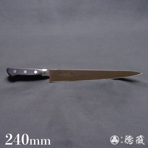 AUS8　筋引包丁　黒ハンドル