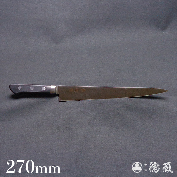 AUS8　筋引包丁　黒ハンドル