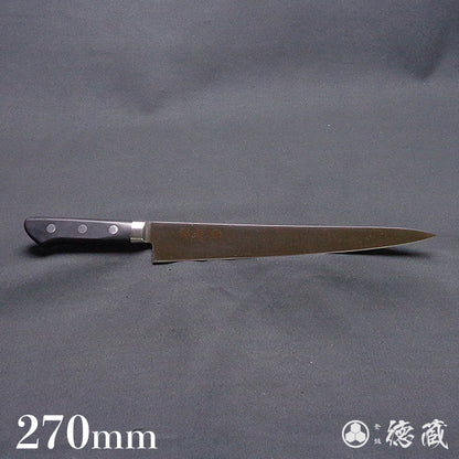 AUS8　筋引包丁　黒ハンドル