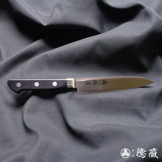 AUS8　ペティナイフ　黒ハンドル