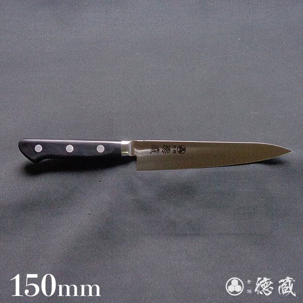 AUS8　ペティナイフ　黒ハンドル