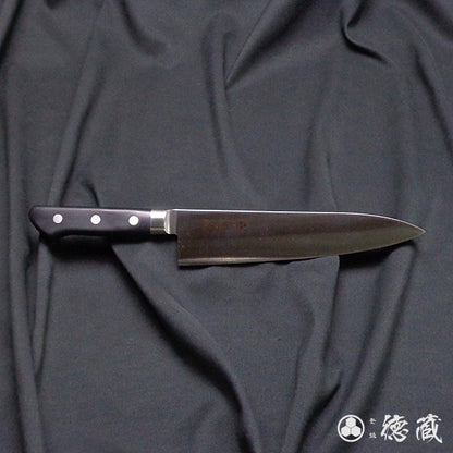AUS8　洋出刃包丁　黒ハンドル