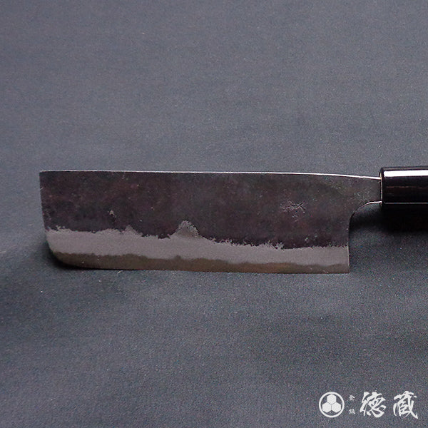 青二　黒打仕上　菜切包丁　朴柄
