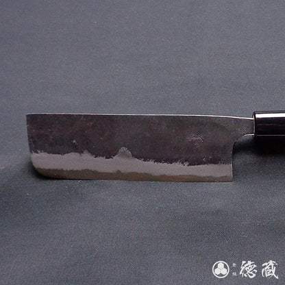 青二　黒打仕上　菜切包丁　朴柄