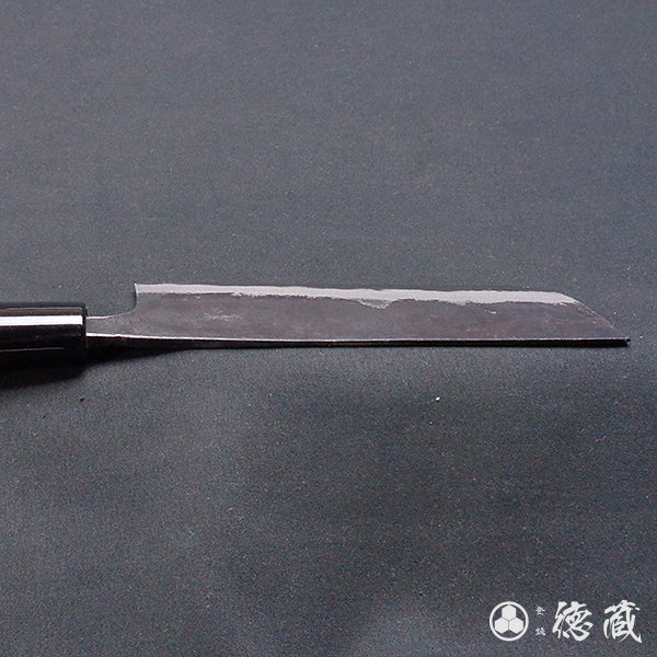 青二　黒打仕上　菜切包丁　朴柄