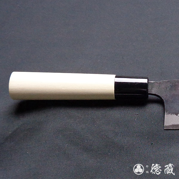 青二　黒打仕上　菜切包丁　朴柄
