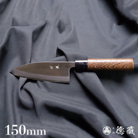 AUS8　左　厚出刃包丁　ウエンジ柄