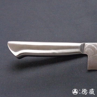 AUS10　ダマスカス　フルメタル　三徳包丁