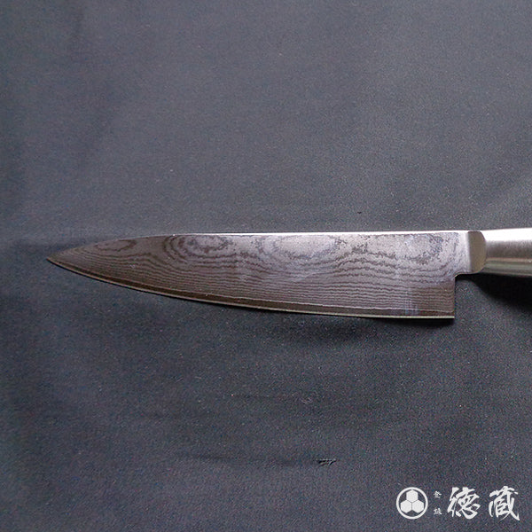 SKD 大马士革 三德刀 黑色手柄