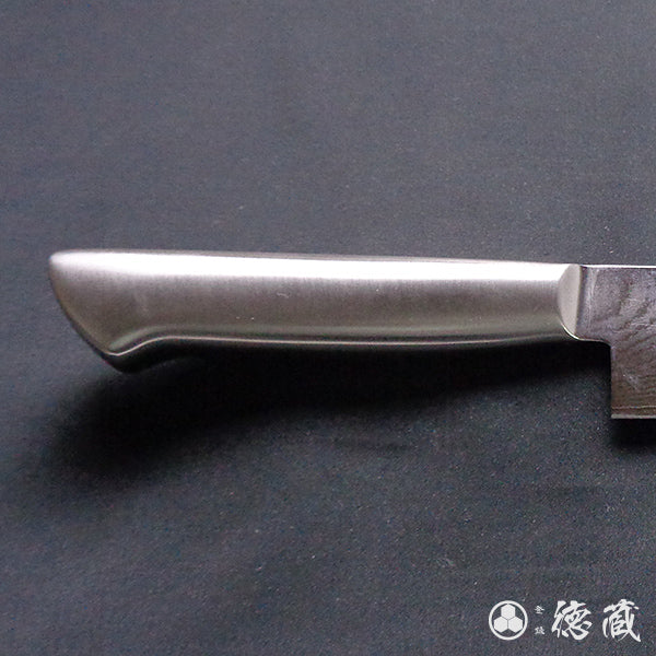 SKD 大马士革 三德刀 黑色手柄