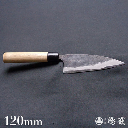 青二　黒打仕上　舟行包丁　胡桃柄