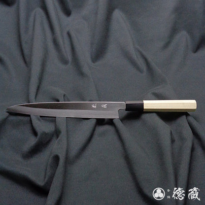 白二　左柳刃包丁　朴八角柄