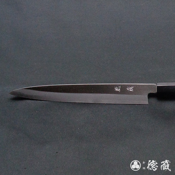 白二　左柳刃包丁　朴八角柄