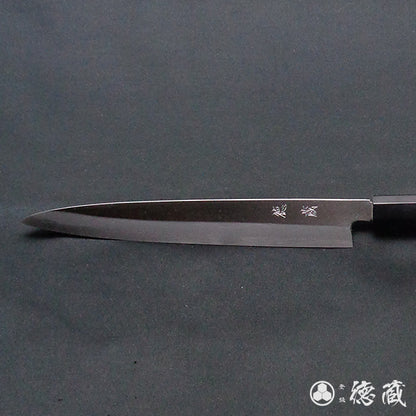白二　左柳刃包丁　朴八角柄